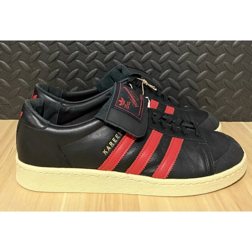 Adidas X Willy Chavarria Jabbar Low Shoes Black Red JP6111 Mens Size 12.5